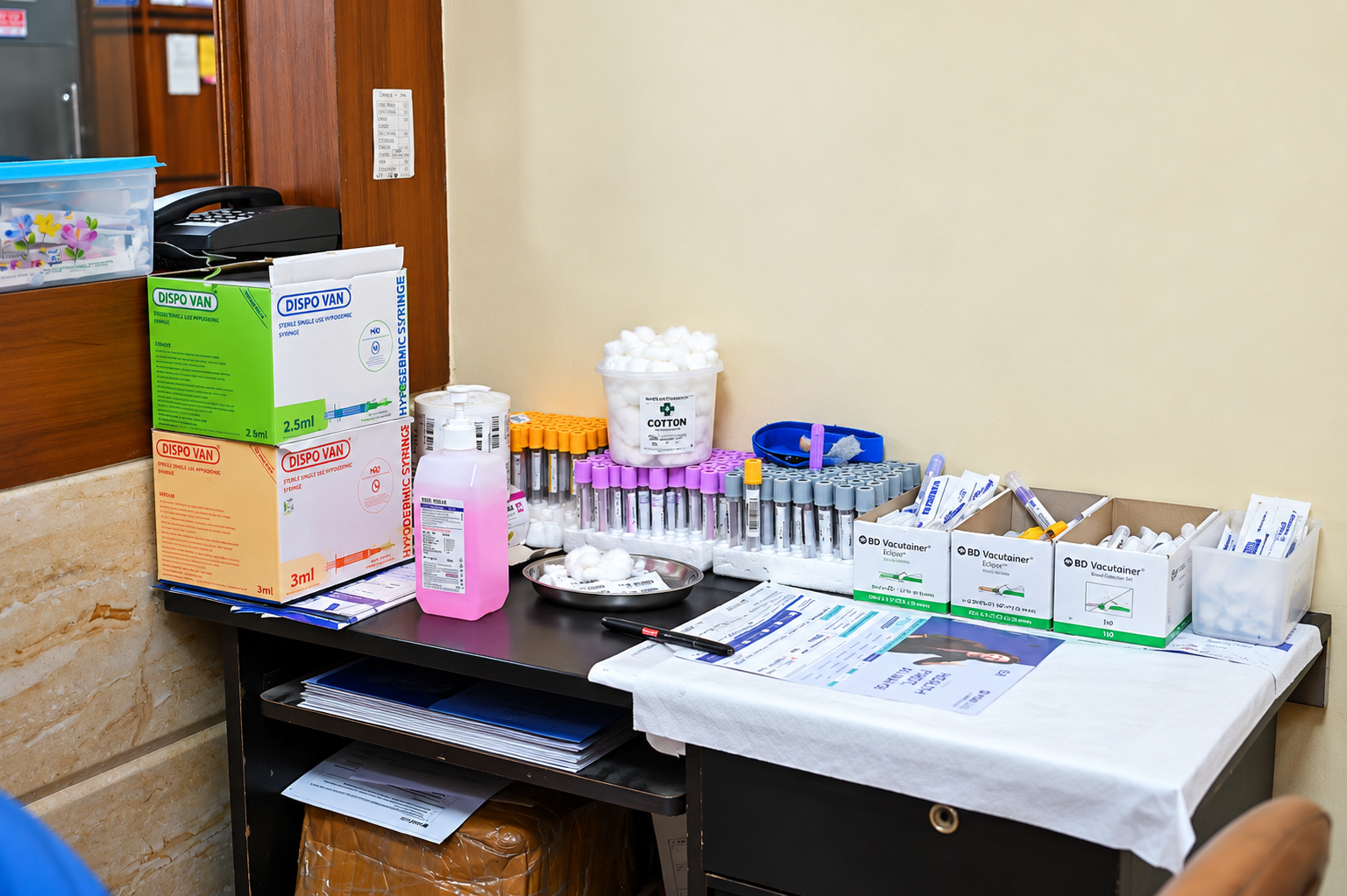MAX Lab Partner Clinical Pathology Collection Station at Jangra Diagnostics